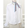 Allegra K Women Polka Dot Heart Print Stripes Skinny Double-Sided Neckerchief - 2 of 4