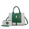 MKF Collection Yuliana Circular Print Satchel Bag with Wallet by Mia K - 2 of 4