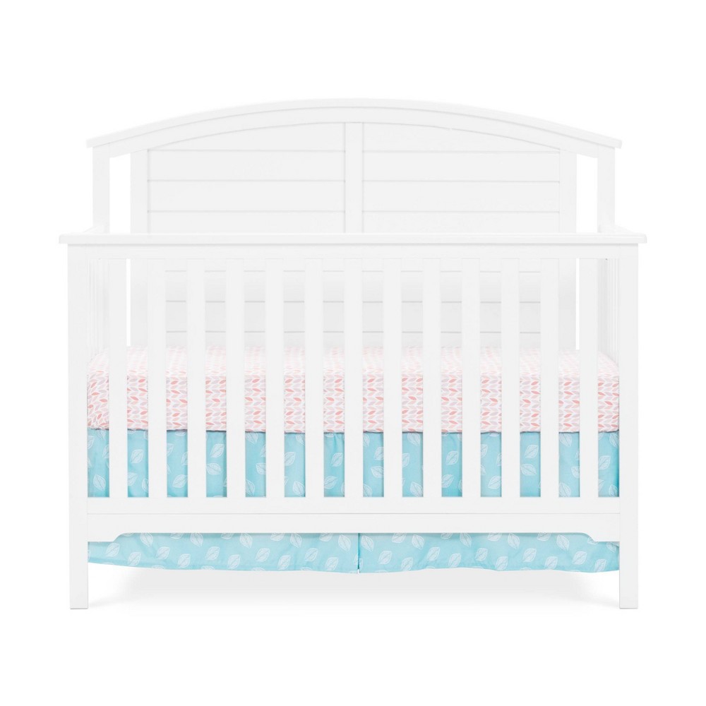Child Craft Forever Eclectic Hampton Curve Top 4-in-1 Convertible Crib - Matte White -  81473464