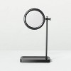 Two-Sided Vanity Mirror with Tray Base Matte Black - Hearth & Hand™ with Magnolia - image 4 of 4