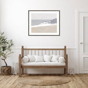 Amanti Art Coastal Planes IV by Victoria Borges Wood Framed Wall Art Print - 1 of 4