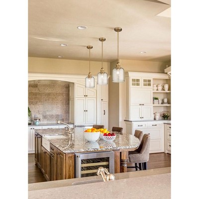 Heirloom Gold 8" Glass Globe Pendant Light