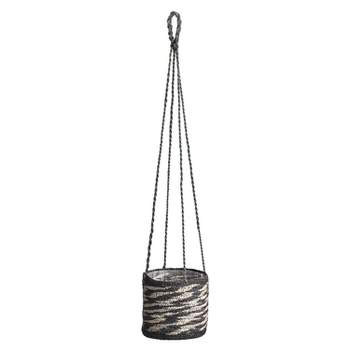Plum & Post Naledi Jute Hanging Basket 7.75"