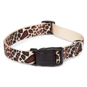 East Side Collection Giraffe-Print Nylon Dog Collar, 10–16 Inch - 1 of 2