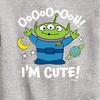Boys' - Disney - Alien Ooh I'm Cute Graphic Long Sleeve Fleece Sweatshirt - 2 of 4