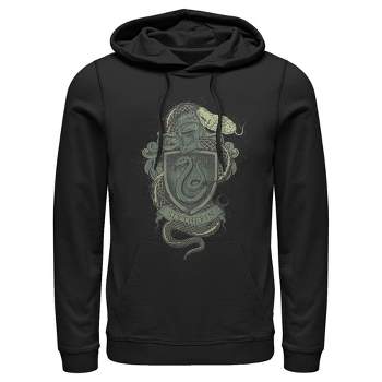 Men's Harry Potter Slytherin Coat of Arms Pull Over Hoodie