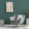 Canvas Wall Art - Pictufy Studio Ii 'Beige Flowers' Wall Art for Living Room, Bedroom, or Office Décor by Trademark Fine Art - 22 x 32 Inches - 4 of 4
