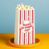 Big Dot of Happiness Movie Night Thanks for Popping Over Popcorn Bags, Party Favor Snack Treats, Free-Standing Individual White Paper Bags - 25 Count - 2 of 4