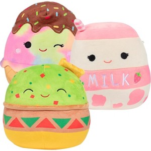 Squishmallows 8" Foodie Snack 3-Squish Pack- Ice Cream, Guac & Milk - Collectible Soft & Squishy Stuffed Animal Toy - Gift Set for Kids, Girls & Boys - 1 of 4