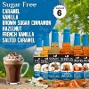Syruvia Sugar Free Coffee Flavors Variety Pack: Caramel, Vanilla, Hazelnut, French Vanilla, Salted Caramel & Brown Sugar Cinnamon 25.4 fl oz Syrup - 2 of 4