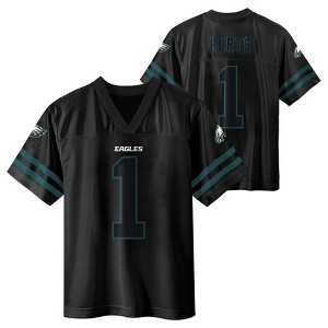 NFL Philadelphia Eagles Jalen Hurts Boys' Black Short Sleeve Jersey - 1 of 3