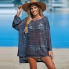 Women's Oversized Boat Neck Cut-Out Cover-Up - Cupshe - 4 of 4