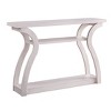 Sapphtopaz Modern Console Table with Unique Curved Design Narrow Entryway Table with Sturdy Base Accent Couch Table for Living Room,Entryway - 2 of 4