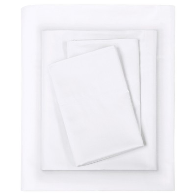 Liquid Cotton Sheet Set (Full) White