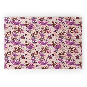 Schatzi Brown Free spirit Butterfly Ivory Welcome Mat - Deny Designs - 1 of 3