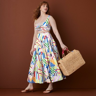 Сумки Rosie Assoulin x Target Woven Weekender Tote Handbag - Rosie Assoulin x Target Natural — фото 2