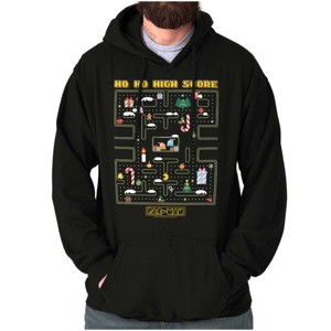 PACMAN Christmas Maze Video Game Hoodie Sweatshirt Women Men Brisco Brands - 1 of 4