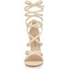 Allegra K Women's Lace-Up Stiletto High Heels Sandals - 3 of 4