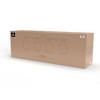 Cannes 4-Light Matte Brass Vanity Light with Clear Glass Shades - Globe Electric: ETL Listed, Metal Body, Dimmable - 4 of 4