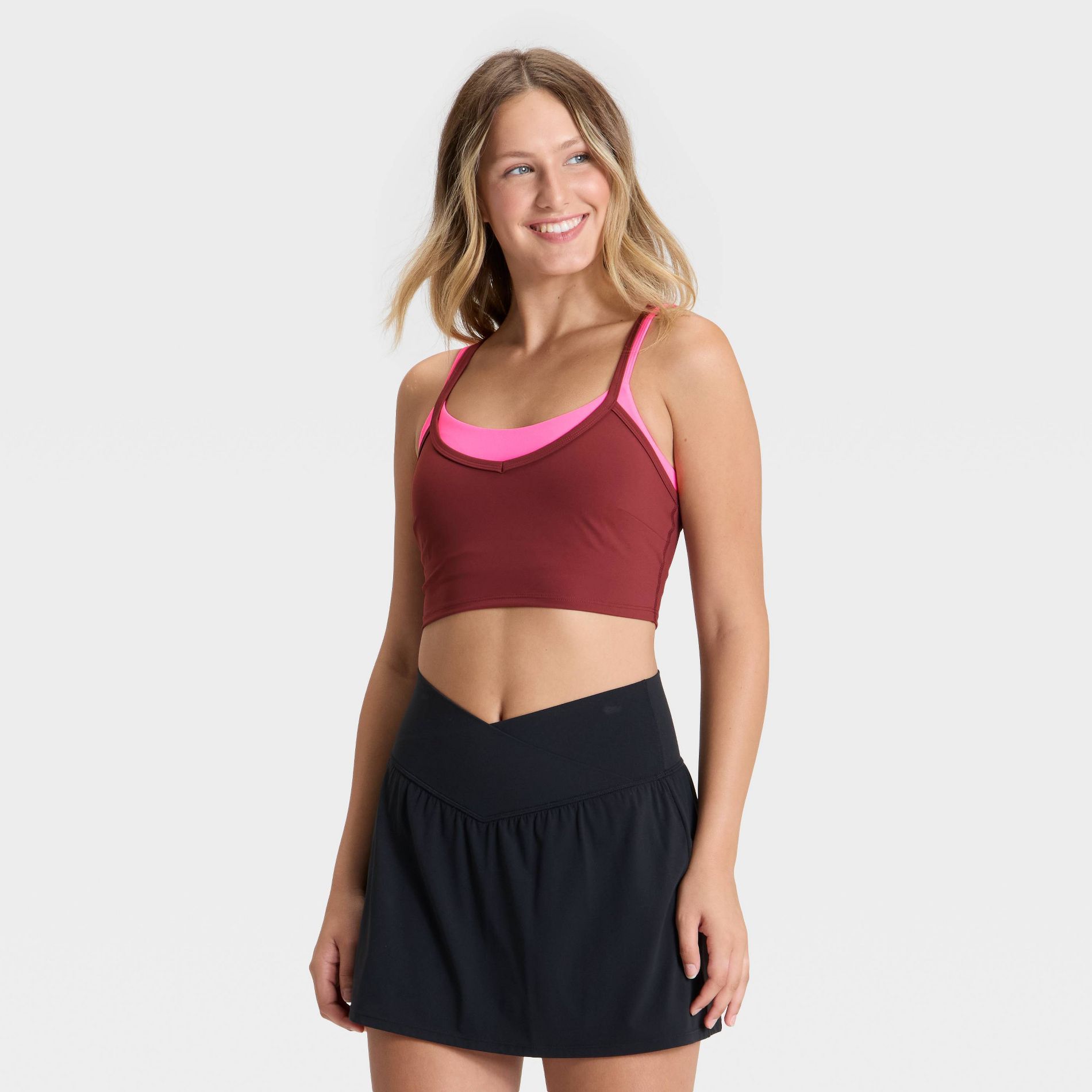 Women's Double Layer Sports Bra - JoyLab™