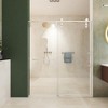 VYNXARIA 56"-60"W*70"H Frameless Shower Door,Sliding Shower Door, Premium 5/16"(8mm) Thick Tempered Glass Shower Enclosure£¬Brushed Nickel Finished - 2 of 4