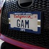 University of Akron Zips Stripes License Plate Tag Frame - 3 of 4