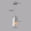BAOURE 4" Modern Crystal Pendant Light - 3 Pack, Adjustable Hanging Ceiling Lamp with Crystal Prism Design for Dining Room -Chrome Finish - 4 of 4