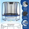 Machrus Skytric Round Trampoline Set with Premium Top-Ring Flex Frame Safety Enclosure System - 3 of 4