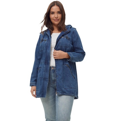 Target denim shop jacket plus size