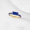 Ross-Simons Lapis and Dark Blue Enamel Ring in 18kt Gold Over Sterling - 4 of 4