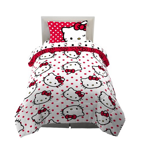 Hello kitty crib outlet bedding set sale