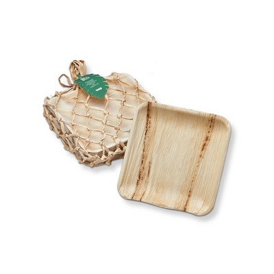 tagltd Eco Palm Leaf 7" Plate Set of 12