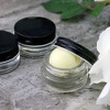 Cornucopia Brands 7-Milliliter Glass Lip Balm Jars, 24pk; .25oz Thick-Walled Containers (7ml Clear w/ Black Metal Lids) - 2 of 4