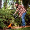 Ukoke Cordless Tiller Cultivator, 20V 2.5Ah Battery, 280 RPM, 24 Steel Blades, 5" Deep x 7.8" Wide Tilling Path, Orange, ST1902 - 4 of 4
