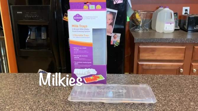 Milkies Milk Trays for Breast Milk Storage - 2ct, 2 of 6, play video