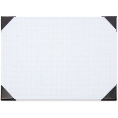 Stockroom Plus Large Desk Blotter Graph Paper Pad for Office Supplies, 17 x 12 in