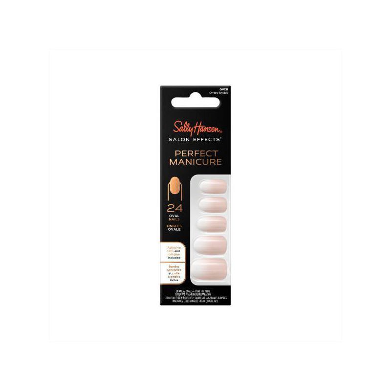 Sally Hansen Salon Effects Perfect Manicure Press on Nails Kit - Oval - Ombre-lievable - 24ct, 1 of 12