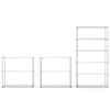 FONTOI 2Pack 3 Tiers Wire Shelving Unit, Adjustable Storage Racks with Leveling Feet for Kitchen, Garage, Chrome, 48"*47.2"*18" - 4 of 4