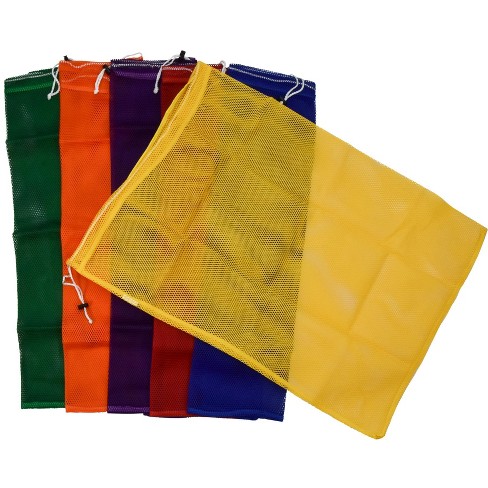 Sportime Heavy-duty Mesh Storage Bags, 24 X 30 Inches, Assorted Colors ...