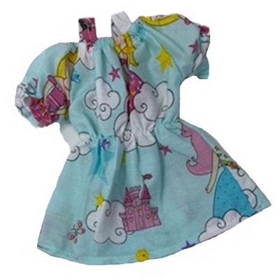 Doll Clothes Superstore Blue Princess Motif Dress Fits Some Baby Alive And Little Baby Dolls