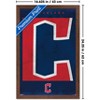 Trends International MLB Cleveland Guardians - Logo 25 Framed Wall Poster Prints - 3 of 4