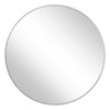 Round Wall Mirror with Aluminum Frame for Bedroom, Living Room, Entryway, Bathroom - 3 of 4