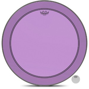 Remo Powerstroke P3 Colortone Purple Resonant Bass Drum Head - 1 of 2