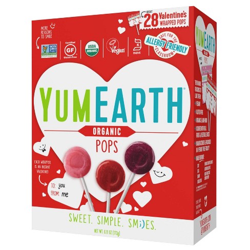 YumEarth Valentine's Organic Pops Box - 6.11oz/28ct - image 1 of 4