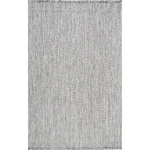 6' Round Braided Outdoor Rug Ivory - Threshold™ : Target