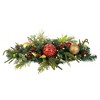 TreeKeeper Pre-Lit LED Table Top Centerpiece Swag Scarlet Hydrangea - 2 of 4
