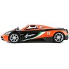 Pagani Huayra #23 Orange and Black with Stripes "GT Racing" Series 1/24 Diecast Model Car by Motormax - 2 of 4