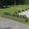 vidaXL Gabion Planter, Galvanized Steel, Large Outdoor Raised Bed for Garden or Patio, High Load Capacity, Sturdy and Weather-Resistant, Silver - 2 of 4