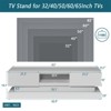 NicBex TV Stands for 65 inch TV,Modern Style Entertainment Center with LED Light ,TV Console for Living Room, Bedroom, Home - 3 of 4