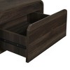 New Classic Furniture,Mara 15.75 in. Walnut Rectangular Wood End Table - 3 of 4